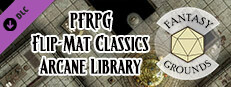 Fantasy Grounds - Pathfinder RPG - Pathfinder Flip-Mat - Arcane Library Small Capsule Image