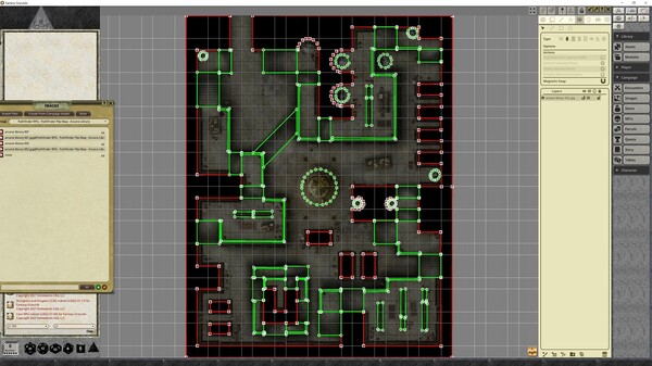 Fantasy Grounds - Pathfinder RPG - Pathfinder Flip-Mat - Arcane Library