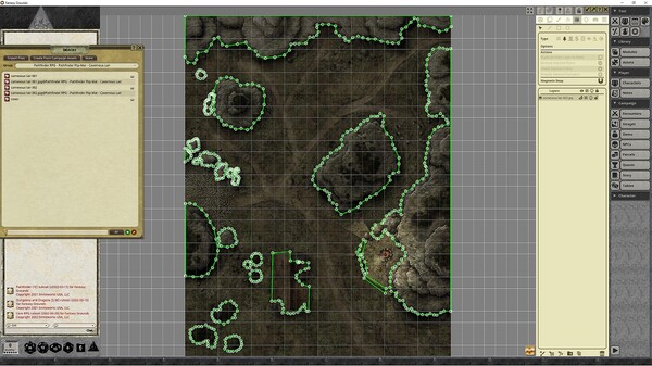 Fantasy Grounds - Pathfinder RPG - Pathfinder Flip-Mat - Cavernous Lair