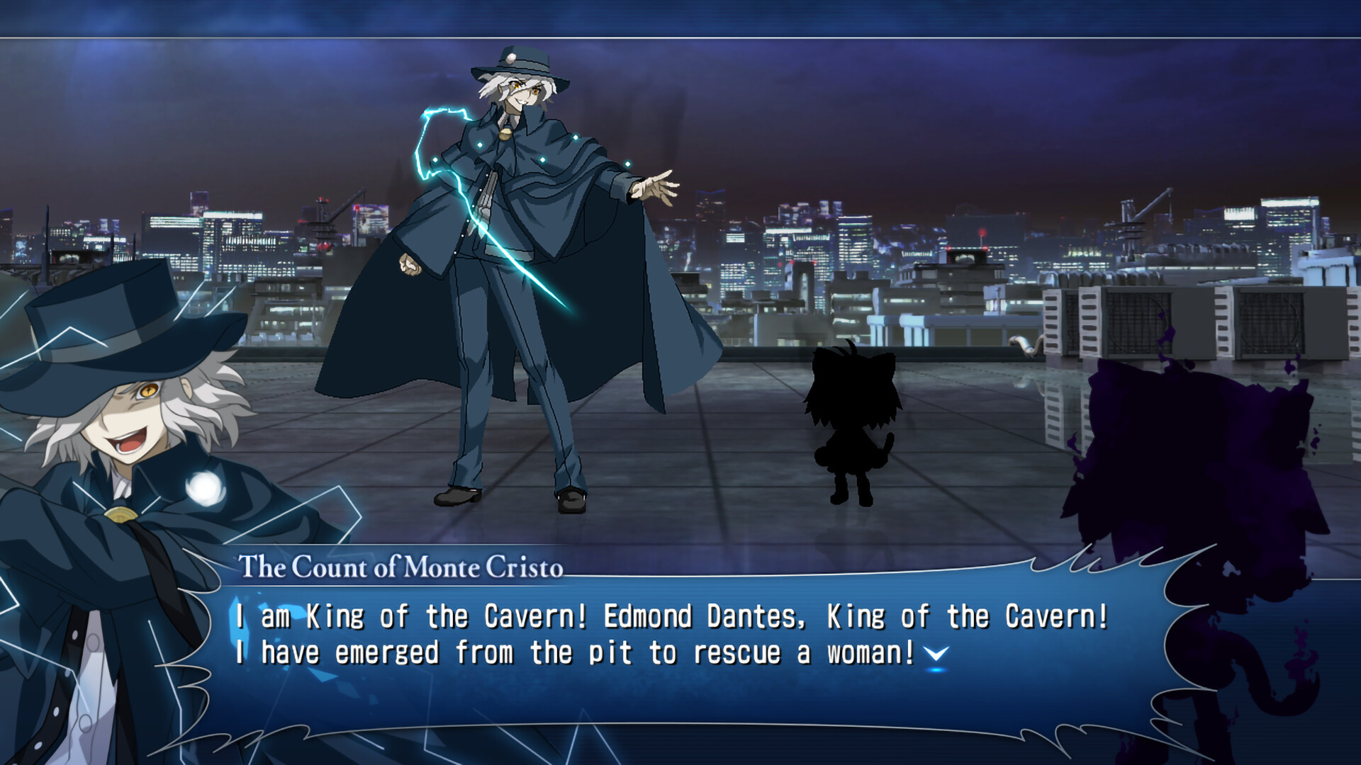 MELTY BLOOD: TYPE LUMINA - The Count of Monte Cristo Round Announcements Featured Screenshot #1