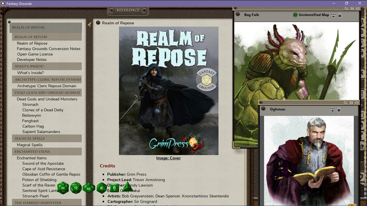 Fantasy Grounds - Realm of Repose screenshot 1