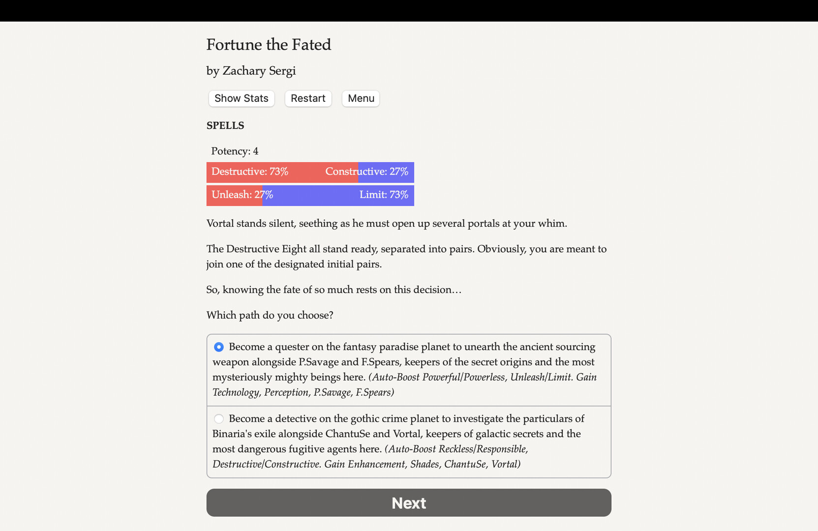 FORTUNE the FATED screenshot #4