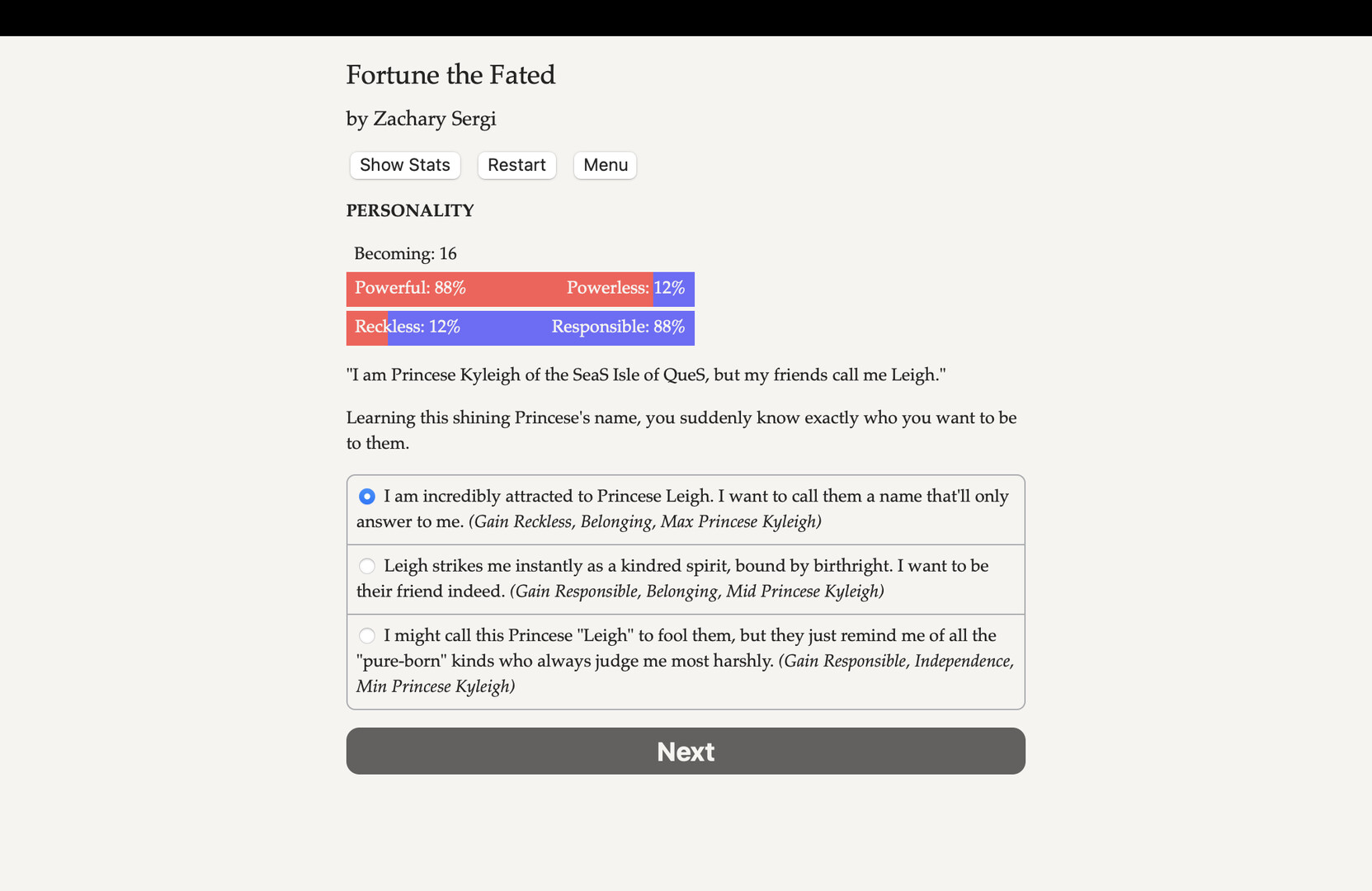 FORTUNE the FATED screenshot #1