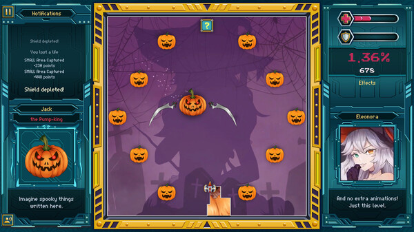 Screenshot z Mokoko X - Halloween