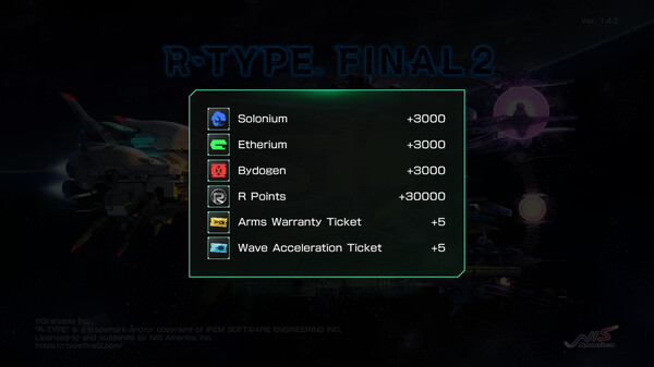 R-Type Final 2 - Ace Pilot Special Training Pack I