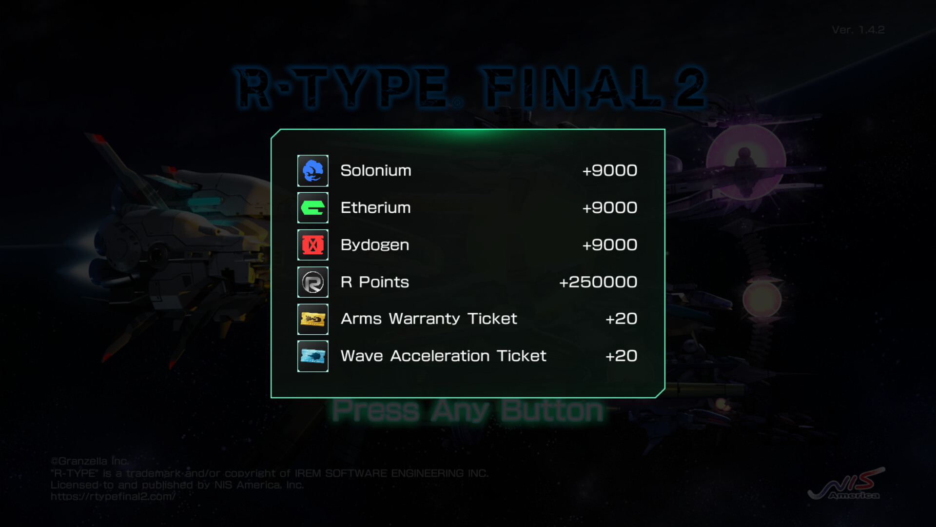 R-Type Final 2 - Ace Pilot Special Training Pack III Featured Screenshot #1