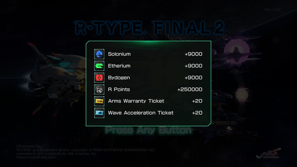 R-Type Final 2 - Ace Pilot Special Training Pack III