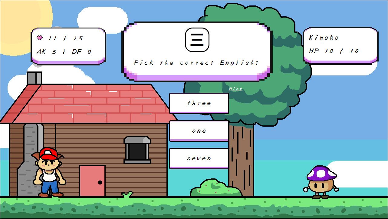 Kanji RPG screenshot 2