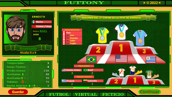 Screenshot z Futtony y el Copón Mundial