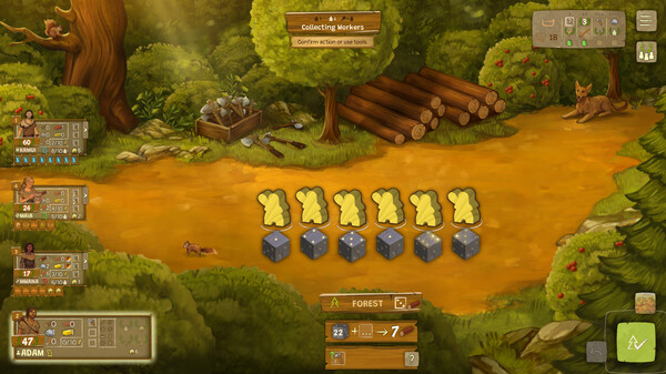 Screenshot z Stone Age: Digital Edition
