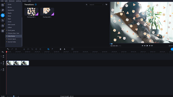 Screenshot z Movavi Video Suite 2023 - Eastern World Set Screenshot z Movavi Video Suite 2023 - Eastern World Set