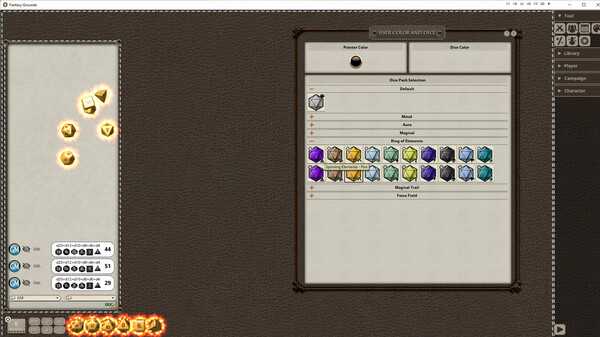 Fantasy Grounds - Ring of Elements Dice Pack