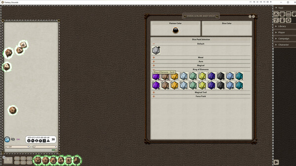 Fantasy Grounds - Ring of Elements Dice Pack