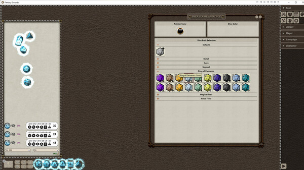 Fantasy Grounds - Ring of Elements Dice Pack