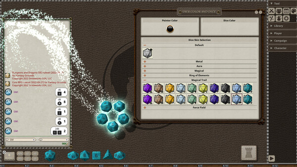 Fantasy Grounds - Magical Trails Dice Pack