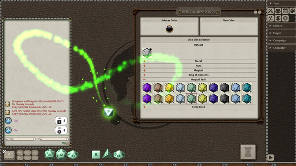 Fantasy Grounds - Magical Trails Dice Pack