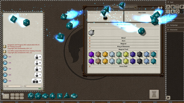 Fantasy Grounds - Magical Trails Dice Pack