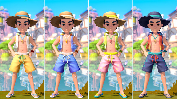 KHAiHOM.com - My Time at Sandrock - Builder's Beach and Ball Clothing Pack