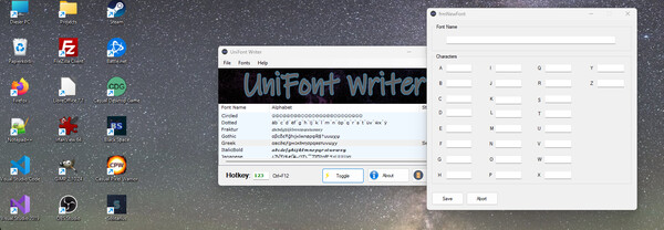 UniFont Writer screenshot 5