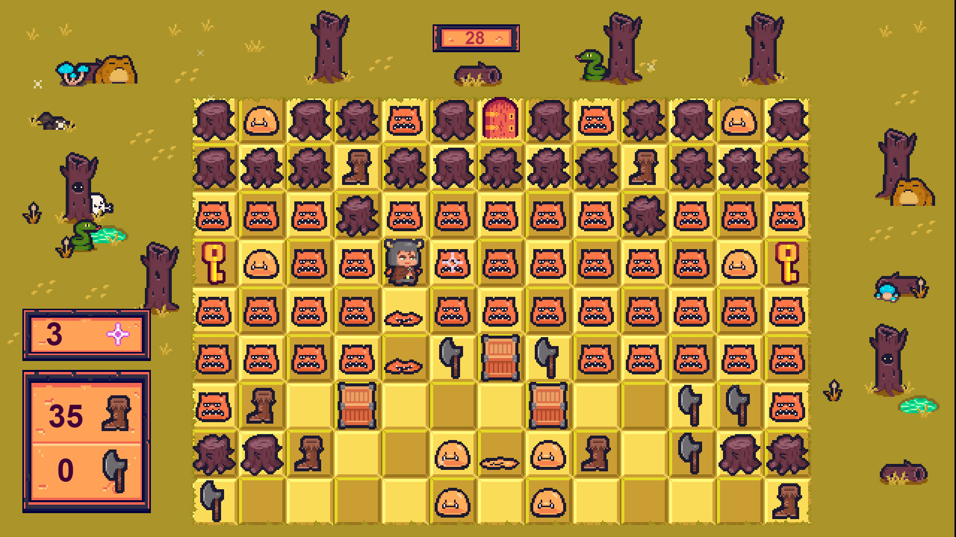 Slime Warrior Sokoban Featured Screenshot #1