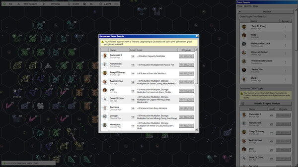 Screenshot z CivIdle