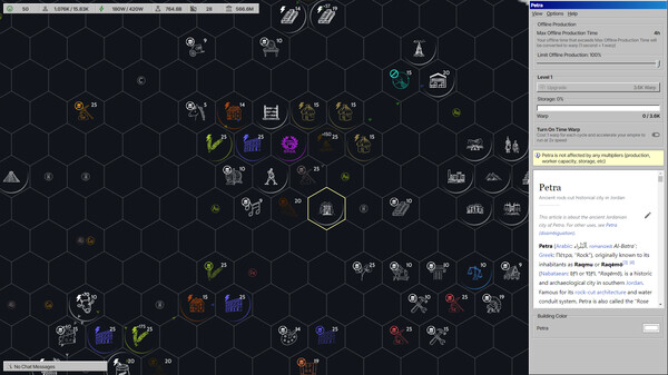 Screenshot z CivIdle