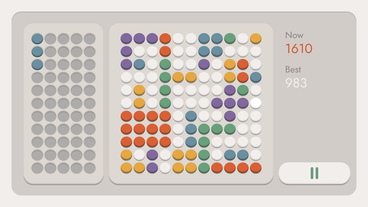 #1. Dots in line (Steam) 由: Serge Kornew