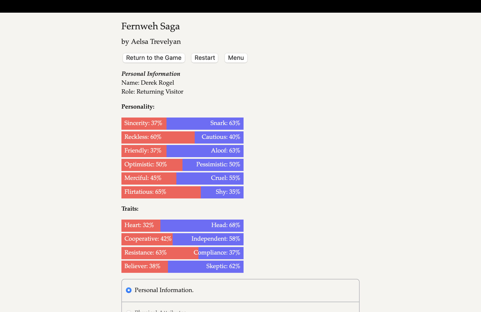 The Fernweh Saga: Book One screenshot #6