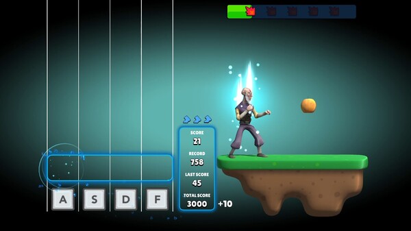 Screenshot z KICK MASTER