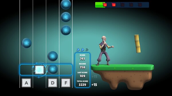 Screenshot z KICK MASTER