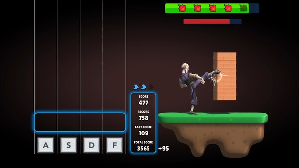 Screenshot z KICK MASTER