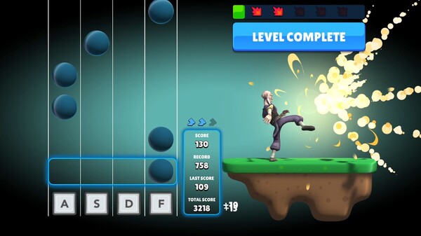 Screenshot z KICK MASTER