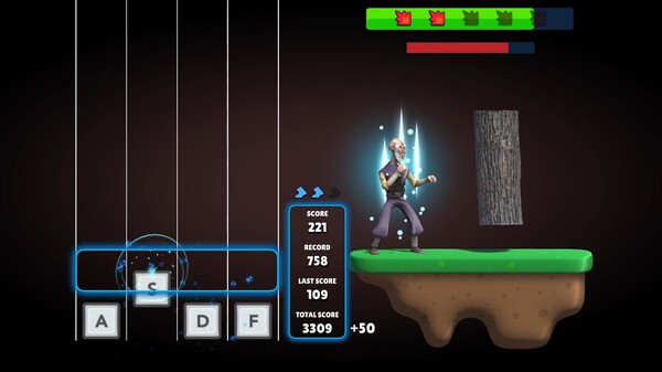 Screenshot z KICK MASTER
