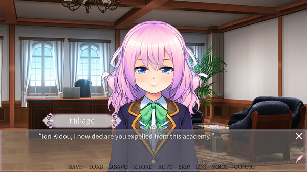 Screenshot z Trap Yuri Garden