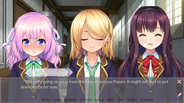 Screenshot z Trap Yuri Garden