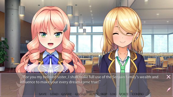 Screenshot z Trap Yuri Garden