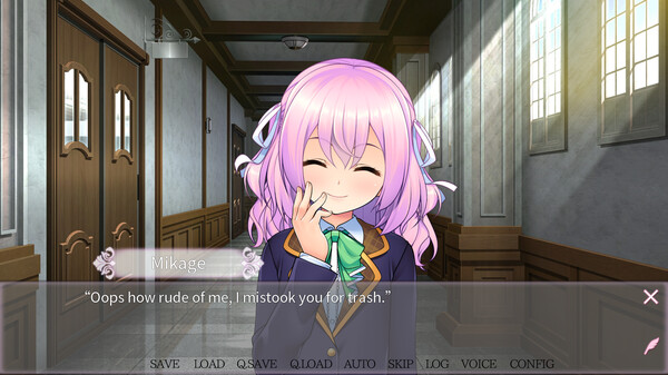 Screenshot z Trap Yuri Garden