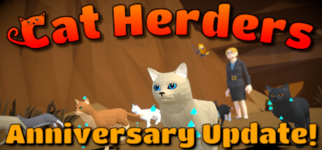 Cat Herders: Couch Coop Cat Corralling! steam charts