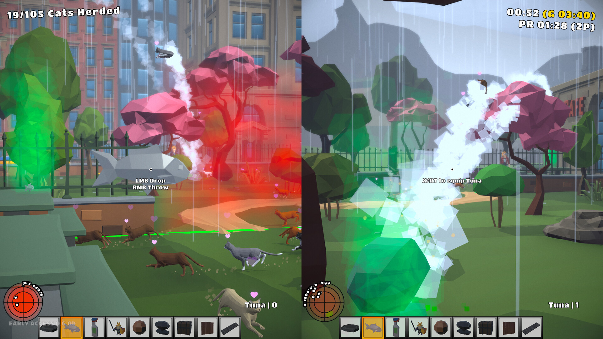 #3. Cat Herders: Couch Coop Cat Corralling! (Steam) 来自: Space Birb Games