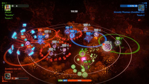Screenshot z Planets Under Attack