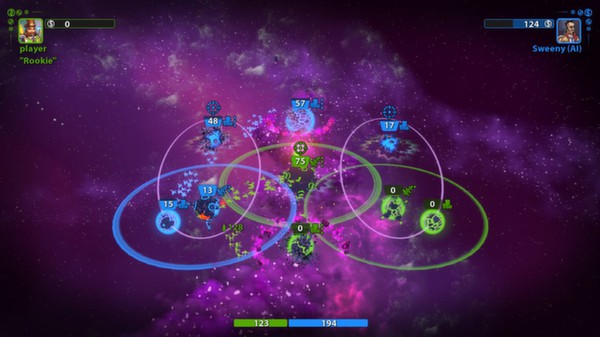 Screenshot z Planets Under Attack