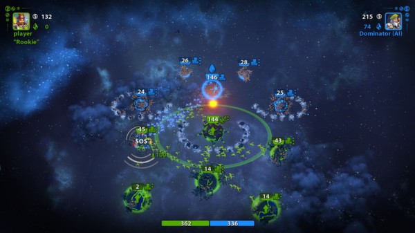 Screenshot z Planets Under Attack