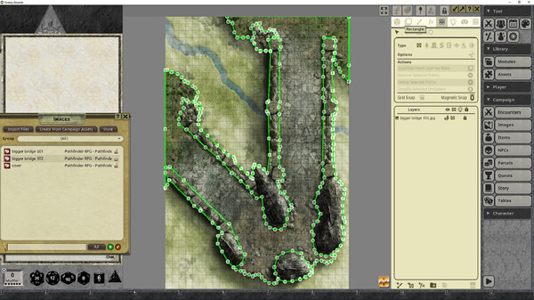 Fantasy Grounds - Pathfinder RPG - Pathfinder Flip-Mat - Bigger Bridge