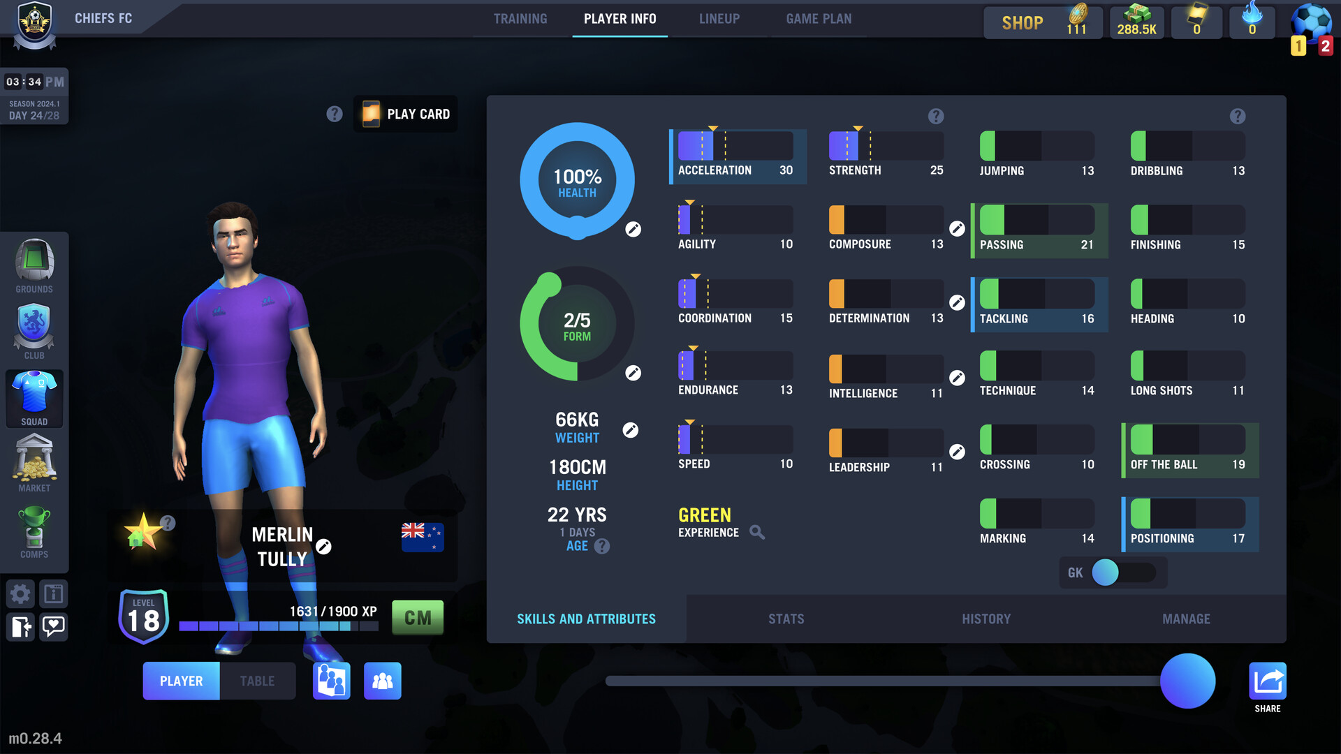Blackout Football Manager screenshot #7