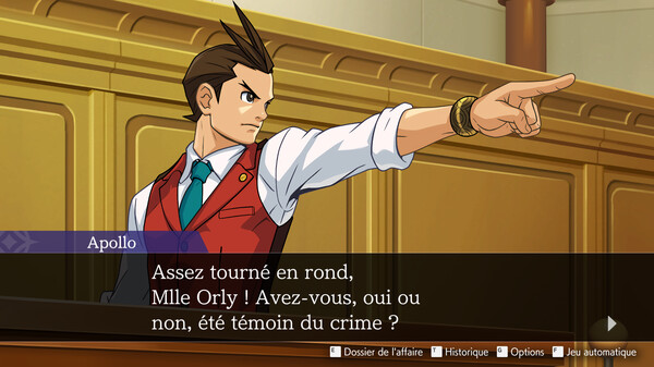 Capture d'écran 1 de Apollo Justice: Ace Attorney Trilogy