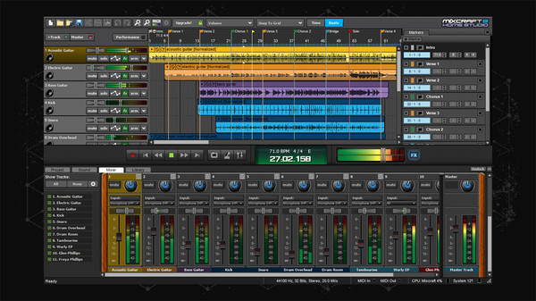 Mixcraft 8 Home Studio-游戏截图