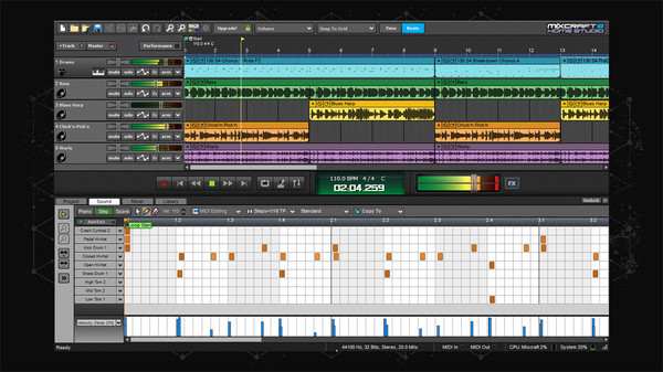 Mixcraft 8 Home Studio-游戏截图