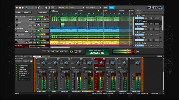 Mixcraft 8 Home Studio-游戏截图