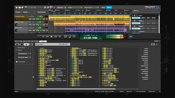 Mixcraft 8 Home Studio-游戏截图