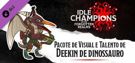 Pacote de Visual e Talento de Deekin de dinossauro